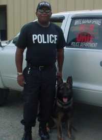 Officer Jerry Hopkins & K9 Chico.