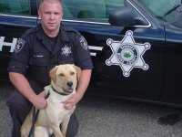 Deputy Jamie Barker & K9 Gabby.