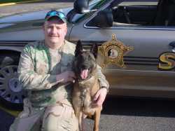 Deputy JC Starnes & K9 T.