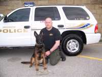 Lt. John Adams & K9 Donya.