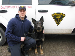 PFC Aaron Dull & K9 Arko.