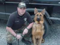 Ptlm. Richard Paynter & K9 Bosco.