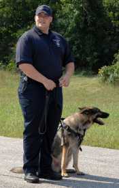 Officer Rich Bosworth & K9 Jack.